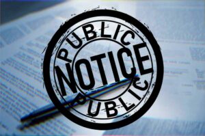 Notice of Equitable Services